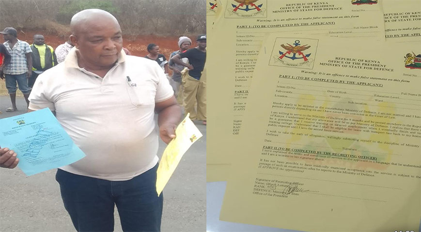 man arrested for fake KDF letters